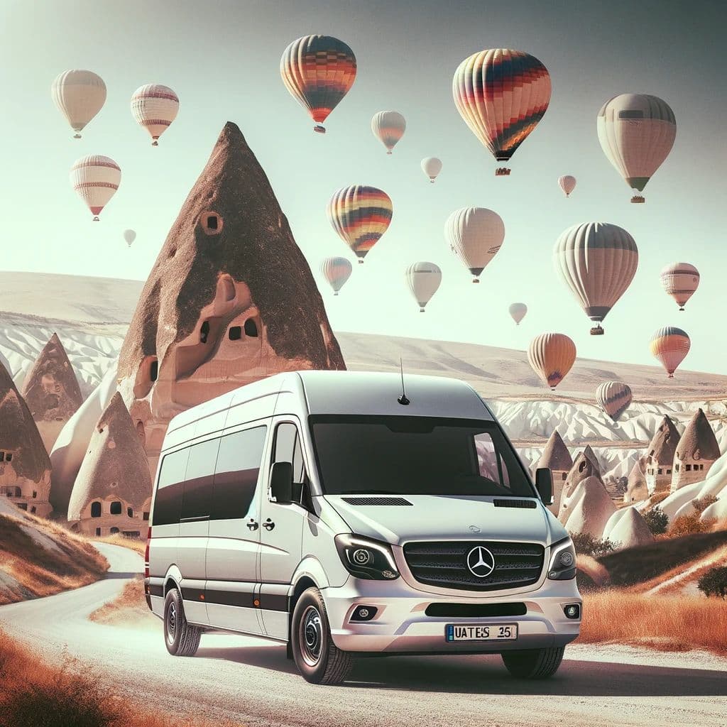 Professional airport transfer and daily tour transportation between Nevsehir and Goreme